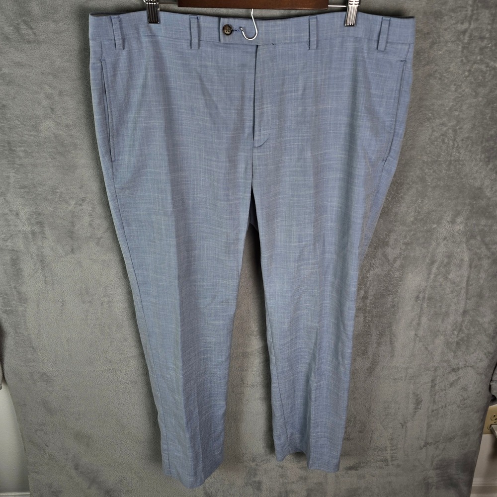 Lauren Ralph Lauren Mens Light Blue Textured Dress Pants 38W x 30L